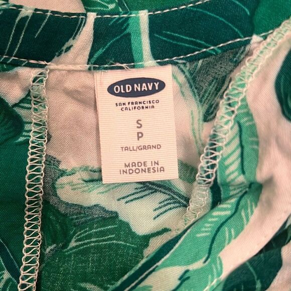 Green Tropical Hi-Low Tank Top - Picture 5 of 5